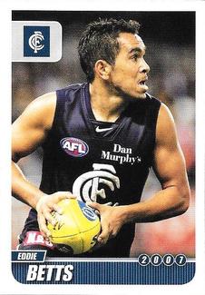 2007 Select Herald Sun AFL #26 Eddie Betts Front